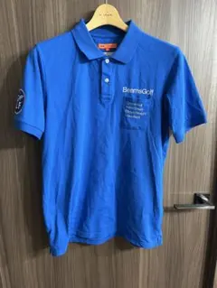 BeamsGolf ポロシャツ 青　L