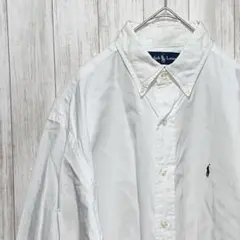 【美品・人気・定番】ラルフローレン 長袖 シャツ BLAKE ポニー刺繍 M