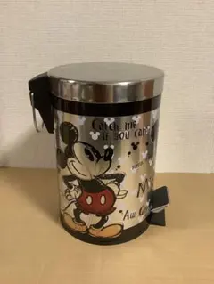 ディズニー　ミッキーマウス フットペダル式ごみ箱