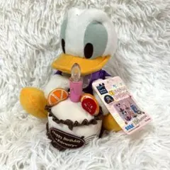 ドナルドダック 光るバースデーケーキ ぬいぐるみ