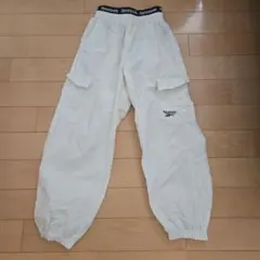 Reebok キッズ カーゴパンツ ホワイト 150