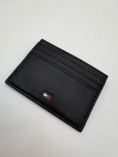 【美品】TOMMY HILFIGER ブラックカードケース