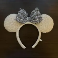 東京ディズニーリゾート ミニー カチューシャ ボア チェックのサムネイル