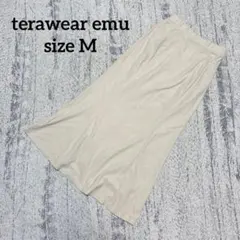 【terawear emu】しまむら ロングスカート コーデュロイ M フレアのサムネイル