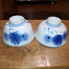 昭和初期 アンティーク茶碗２個セット