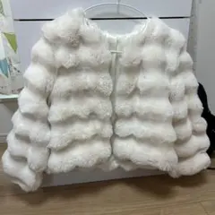 美品/近年デザイン✨パールミンク SAGA FURS クロップド丈 毛皮 コート 