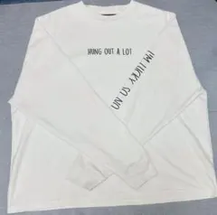 NOBLE PRODUCT 長袖Tシャツ ホワイト Mサイズ