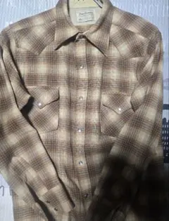 Pendleton 【70s】オンブレチェック柄シャツ ヴィンテージXL
