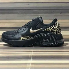 ナイキ W エア マックス エクシー ブラック ゴールド レオパード 22.5