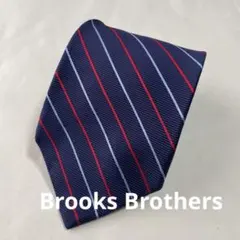 ネクタイBrooks Brothersブルックスブラザーズネイビー レジメンタル