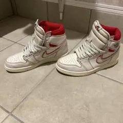 Nike Air Jordan 1 ホワイト/レッド ハイカット　ファントム