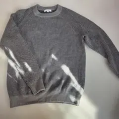 BEAUTY&YOUTH リブ編みクルーネックセーター