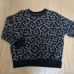 韓国ファッション総柄トレーナー