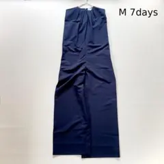 松村純子コラボ　マリソル　M7days フロントタックオールインワン　ネイビー