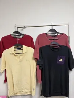 Tシャツ ポロシャツ まとめ売り 4点セットのサムネイル