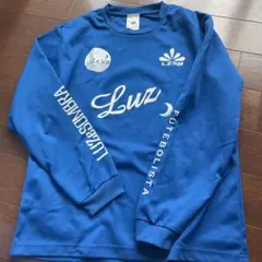 LZSB 青 長袖 フットボールウェア