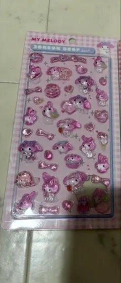 国内正規品 マイメロディ ボンボンドロップシールミニ