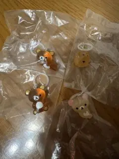 リラックマ クリアマスコットチャーム めじるしアクセサリー コリラックマ