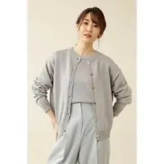 NBB×金子綾×otonaMUSE コラボ ラメニット カーデ M