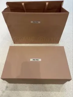 miu miu ギフトボックス 大　紙袋