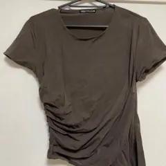 ZARA　Tシャツ ブラウン