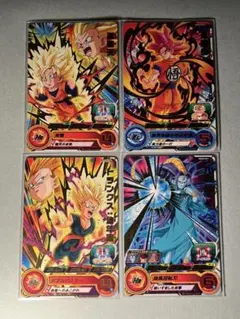 スーパードラゴンボールヒーローズ　悟空　孫悟天　トランクス　六星龍　レアカード