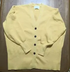 THE SHOP TK イエロー カーディガン M