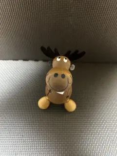 トナカイ　北欧　ツボ押し　木製人形　フィンランド