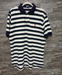 Polo by Ralph Lauren ポロシャツ ボーダー LL