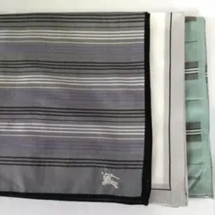 ブランド　ハンカチ　メンズ　３枚まとめ売