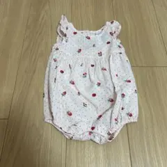 babyGap いちご柄ロンパース 0-3ヶ月　50cm