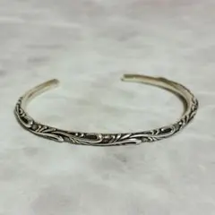 ブレスレット バングル シルバー インディアン アメカジ s925ヴィンテージ