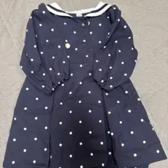 après les cours 水玉模様 ワンピース 80