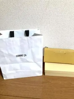 COMME CA イエロー レザー 長財布のサムネイル