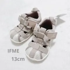 【新品】ifme CALINイフミー　ベビー　リボンサンダル レース　13cm