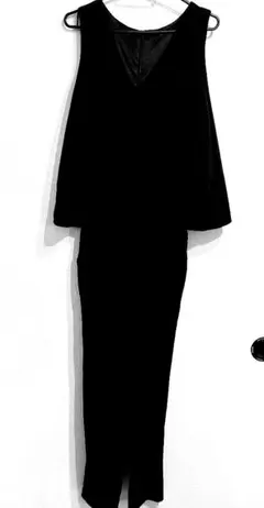 INGNI ブラック オールインワン　サロペット