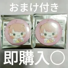 カラフルピーチ　のあ　直筆イラスト缶バッジ　2個セット