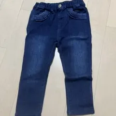 ダークブルー スリムフィットパンツ