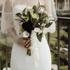 ウェディングブーケ　造花