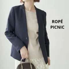 ROPÉ PICNIC 360°ウルトラストレッチ　ノーラペルジャケット　38