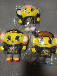 阪神タイガース トラッキー ぬいぐるみマスコット 3体セット