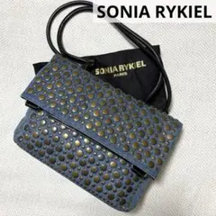VINTAGE SONIA RYKIEL DOMINO DENIM PURSEのサムネイル