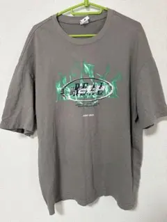 street 00s brown center print men's Tシャツ