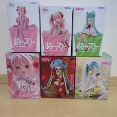 初音ミク　ヌードルストッパー・フィギュア6体セット