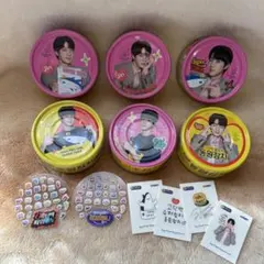 BTS ジン　ツナ　ピンク缶　シール付き