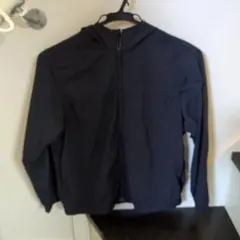 UNIQLO フード付きジャケット 140 ネイビー