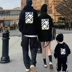 新品未使用DONALD D グラフィックパーカー 親子セットM312
