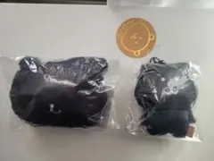 ナガノのくまぷちミニマスコット THE BLACKほわほわネックパースBLACK