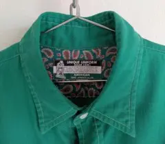 SUGAR CANE　UNIQUE UNIFORM　90s　ワークシャツ　旧タグのサムネイル