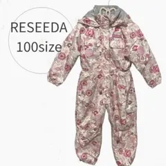 レセーダ　オンヨネ　スキーウェア　つなぎ　100サイズ　雪遊び　防水　耐水